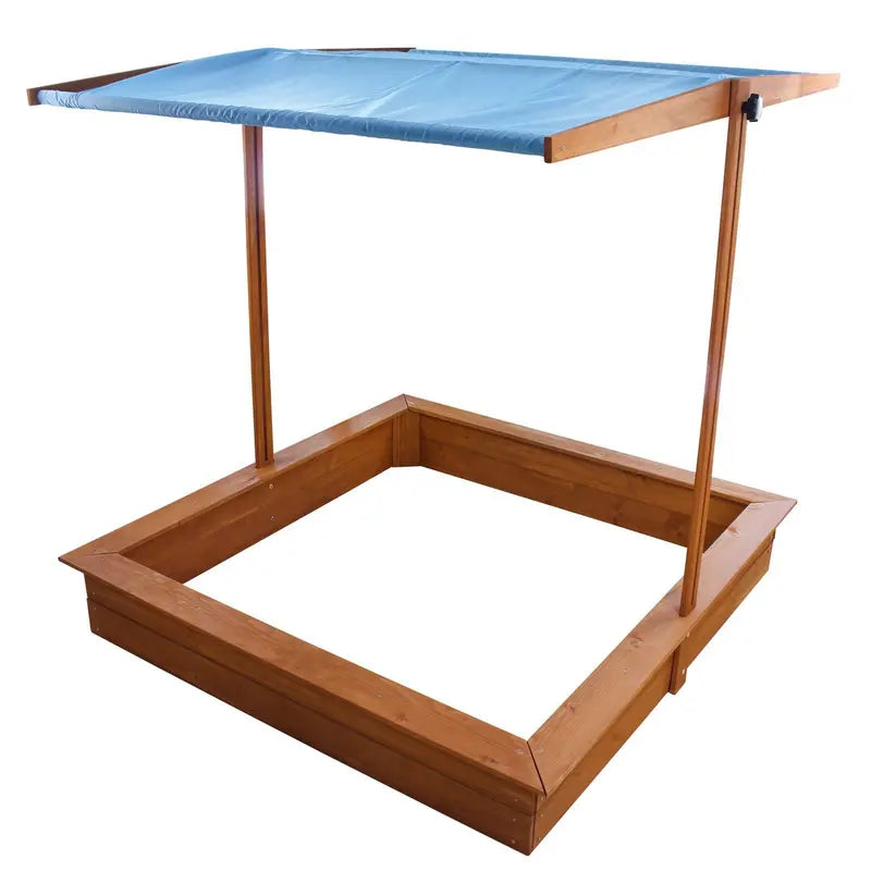 Homeware Red Hemlock Sand Box with Canopy  Ages 3 Years and up