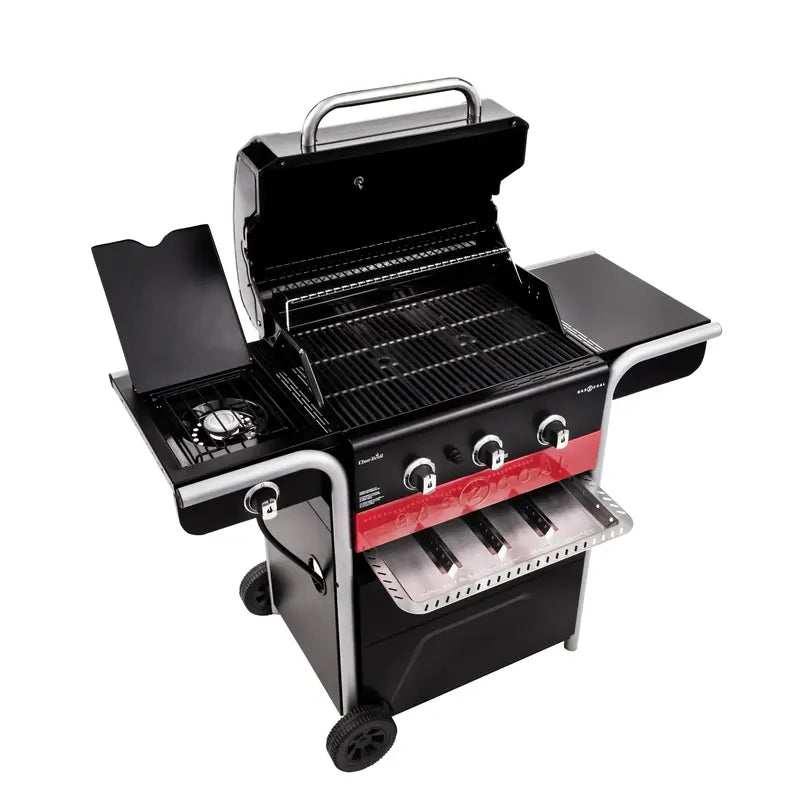Gas2Coal 3-Burner LP Gas & Charcoal Outdoor Grill Combo