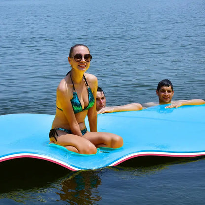 Extra-Large Floating Water Pad  Tear-Resistant XPE Foam Mat (18′ x 6′ or 12′ x 6′)