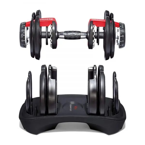Bowflex SelectTech 552 Adjustable Dumbbell Set  Authentic Pair (552.5 lbs Each)
