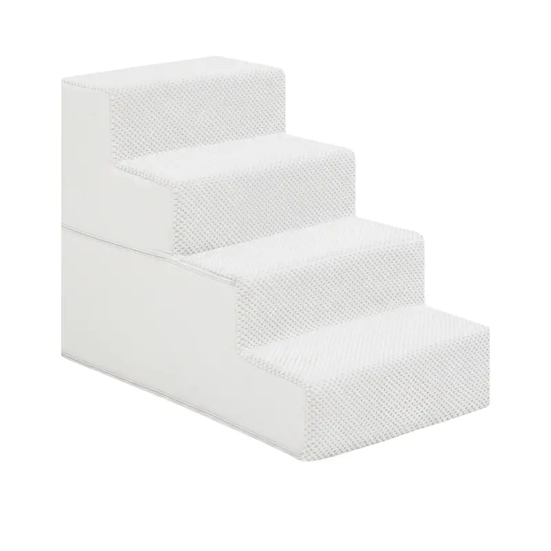 Adjustable Indoor Pet Stairs for Small Dogs  3 to 5 Steps, Lightweight & Non-Slip Surface