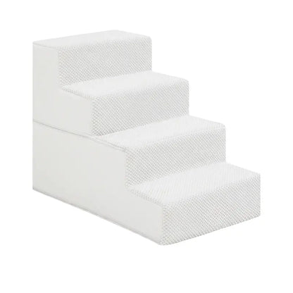 Adjustable Indoor Pet Stairs for Small Dogs  3 to 5 Steps, Lightweight & Non-Slip Surface