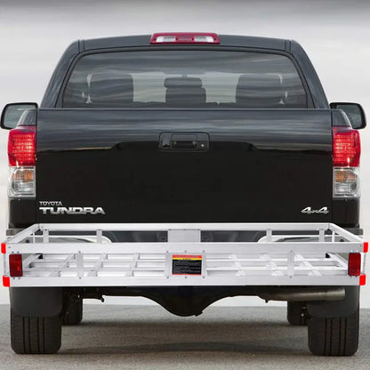 60″ x 22″ Aluminum Hitch-Mount Cargo Carrier  Fits Standard 2-Inch Trailer Receivers