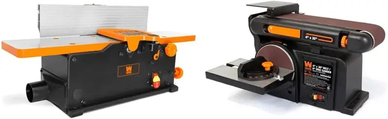 6-Inch Spiral Benchtop Jointer — 10-Amp Precision Planer for Fine Woodworking & Edge-Jointing