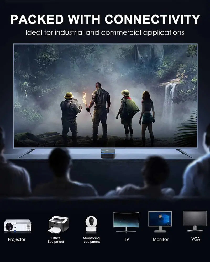 Kamrui AK1 Pro Mini PC  AMD Ryzen 7, 12GB DDR5 RAM, 256GB PCIe SSD, 4K Dual Display Support