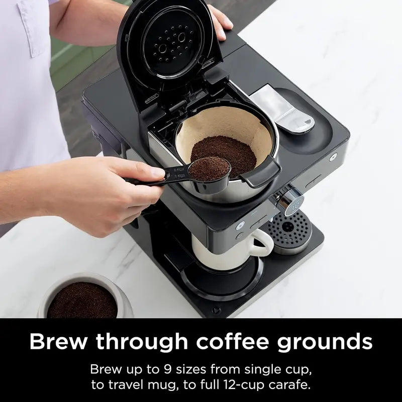 Ninja Espresso & Coffee Maker  3 Brew Styles, Single-Serve & Barista-Style System