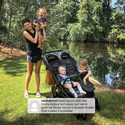 Jeep Destination Ultralight Double Side-by-Side Stroller for Toddlers