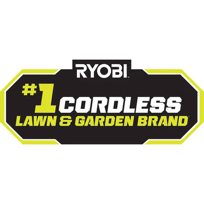 RYOBI ONE+ 18V 13 in. Cordless Battery Walk Behind Push Lawn Mower & String Trimmer with 4.0 Ah Battery and Charger P1180-4X