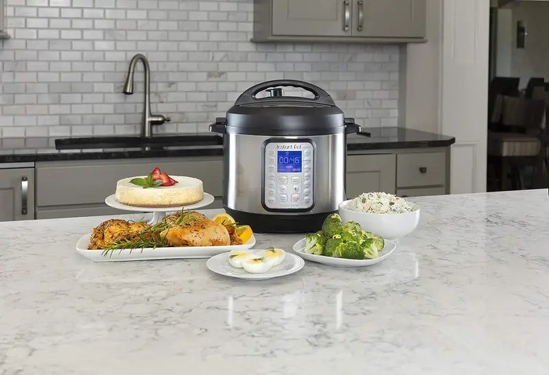 9-in-1 Smart Multicooker — 6-Quart Pressure Cooker, Slow Cooker, Rice Maker, Steamer, Yogurt Maker & More with Recipe App