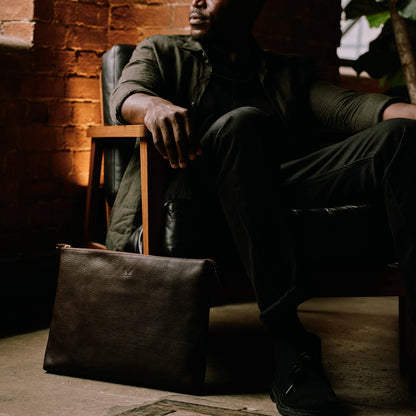 Flight Folio XL - Brown Leather