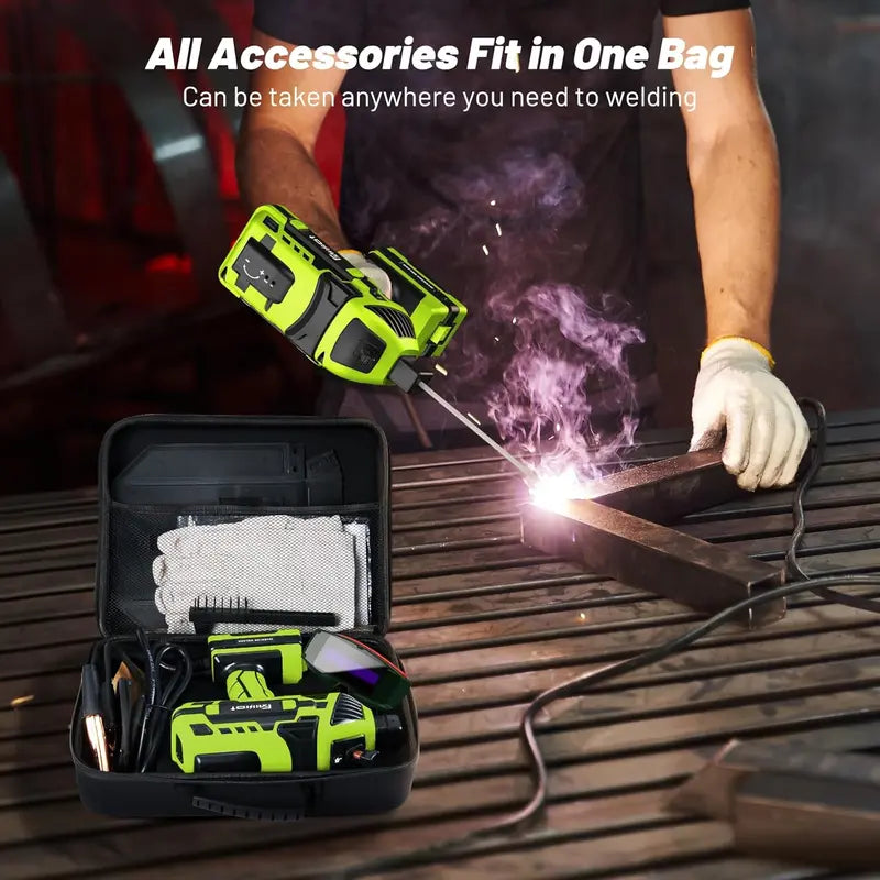 Compact 110V ARC Welder — 20120A IGBT Inverter, Portable for Home & Pro Repairs (Includes Auto-Darkening Goggles)
