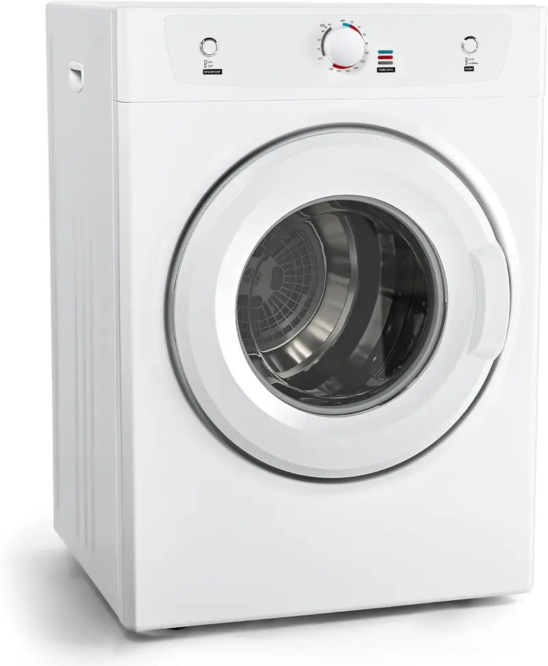 Euhomy 3.5 Cu.Ft Stainless Steel Tumble Dryer  1500W High-Performance Home Laundry Appliance