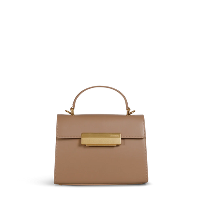 Mini Capucine - Cuir Box Taupe