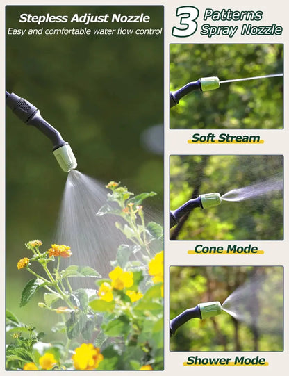 1.35-Gallon USB-Rechargeable Electric Sprayer  Telescopic Wand and Precision-Adjustable Nozzle for Targeted Application