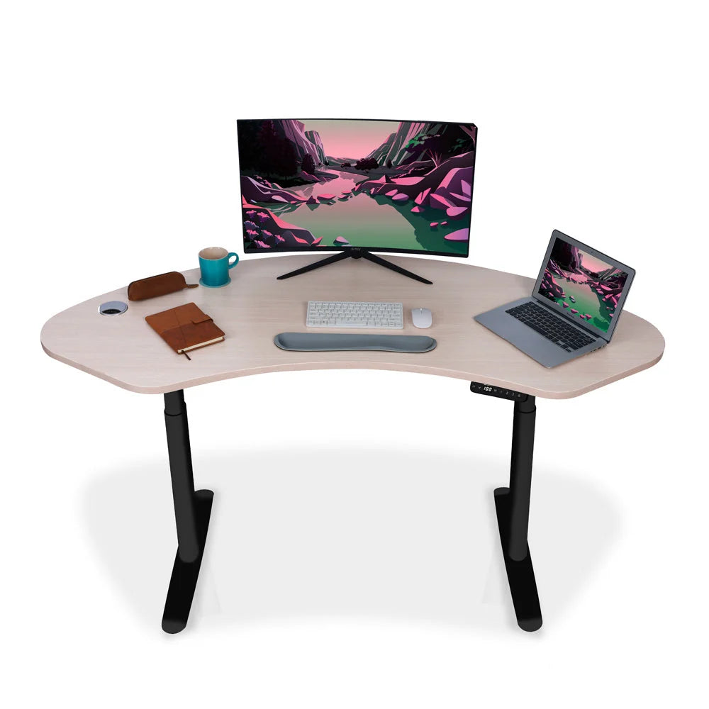 Bureau assis debout incurvé - DYNAMIC CURVE