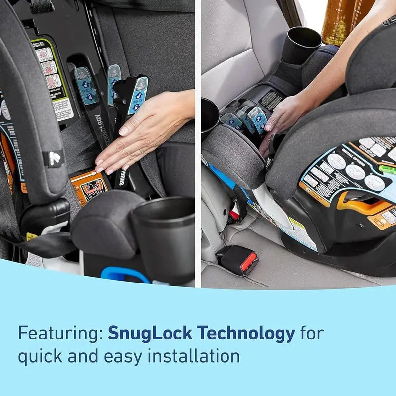 4Ever DLX All-in-One Convertible Car Seat  Rear-Facing to Booster, 10-Year Lifespan, Certified Safety