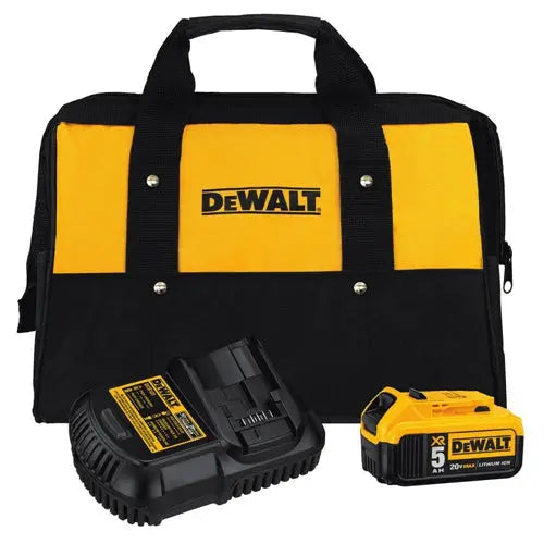 DEWALT 22-Inch Cordless Hedge Trimmer  20V MAX Tool-Only + Starter Kit Bundle
