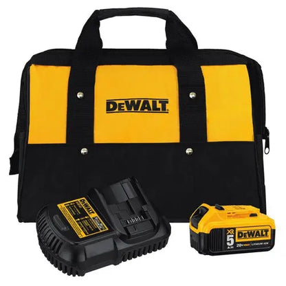 DEWALT 22-Inch Cordless Hedge Trimmer  20V MAX Tool-Only + Starter Kit Bundle