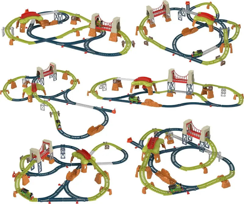 Thomas and Friends Percy 6-in-1 Set with Motorized Percy Engine, Track and Play Pieces