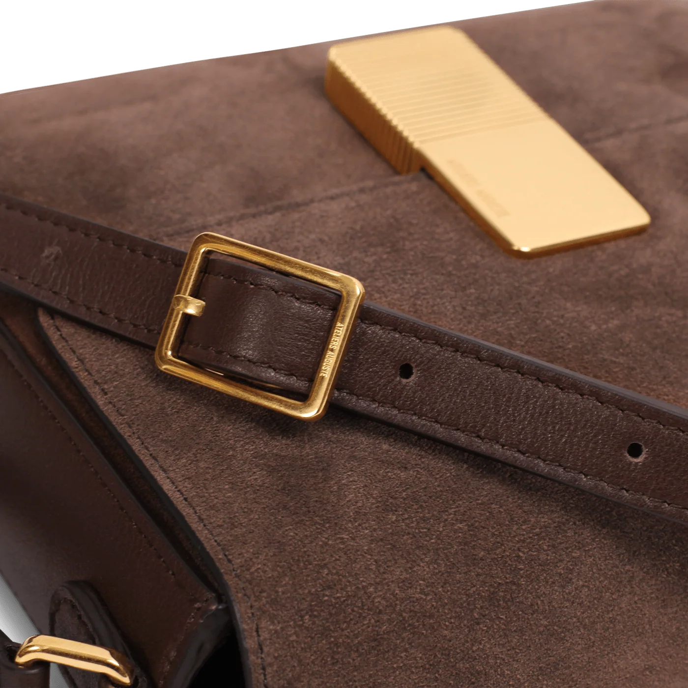 Mini Monceau - Cuir Velours Chocolat