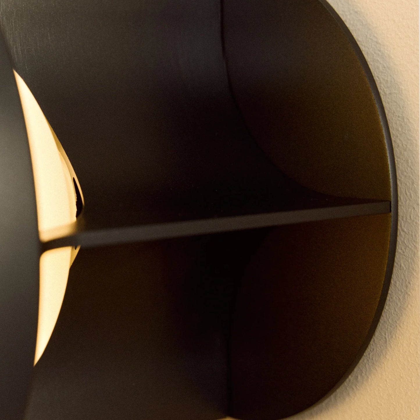 Loop Wall Light in Dark Grey + Sphere IV