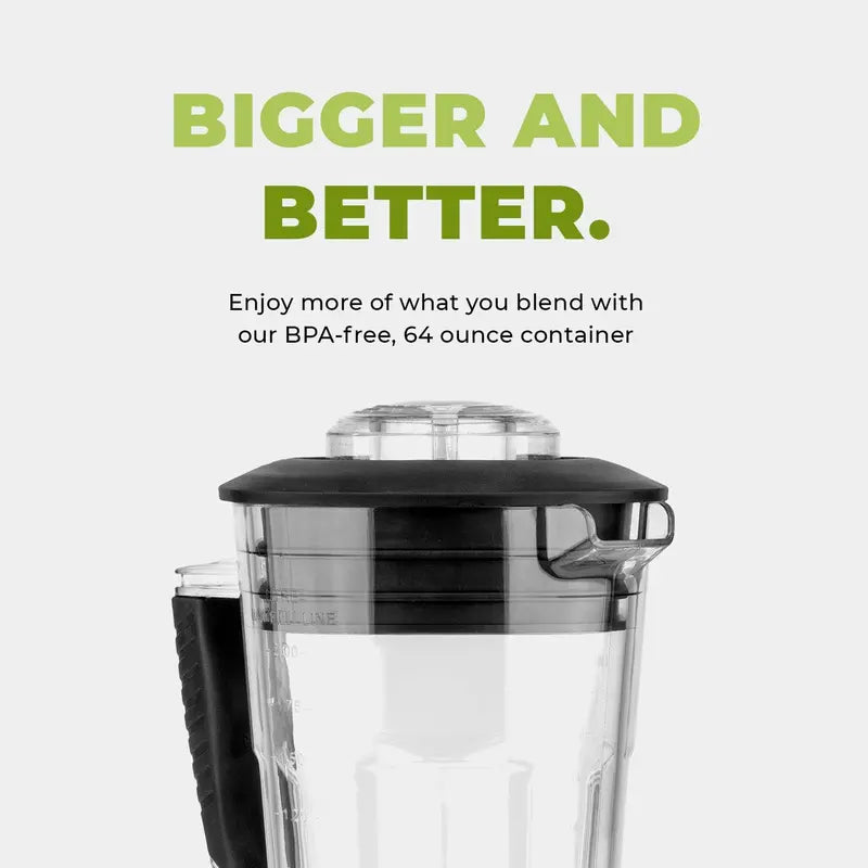 Cleanblend Commercial Blender  High-Performance Countertop Unit with 5-Year Full Warranty