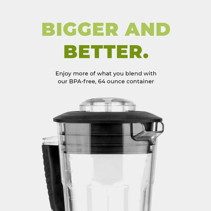 Cleanblend Commercial Blender  High-Performance Countertop Unit with 5-Year Full Warranty