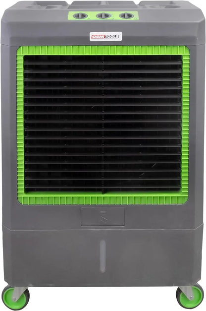 Portacool 3-Speed Evaporative Cooler, Green/Gray, 5300 CFM, Portable, Cools Up to 1600 Sq Ft