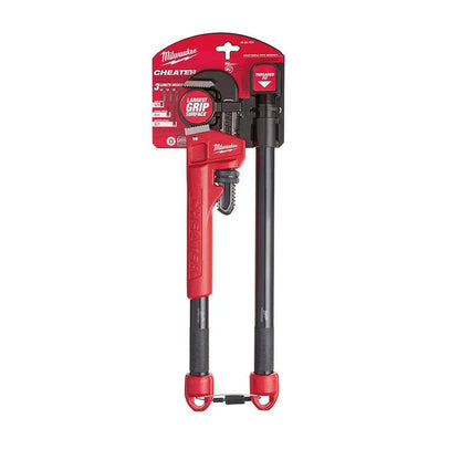 MW Cheater Pipe Wrench with 14 in. Steel Pipe Wrench 48-22-7314-48-22-7114