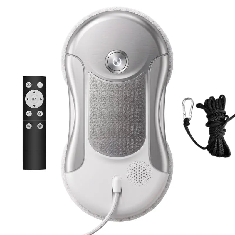 5800Pa Smart Window Cleaning Robot with Dual Spray Nozzles and Edge-Sensing Navigation