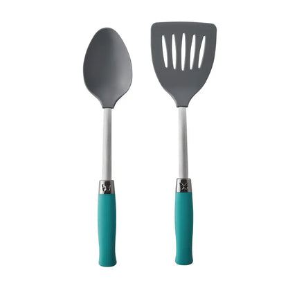 The Pioneer Woman Prairie Signature 12-Piece Cast Aluminum Cookware Set, Charcoal Speckle