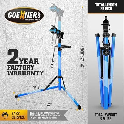 Portable Heavy Duty Bike Repair Stand (110 lbs)  Aluminum, Fits Electric, Mountain, Road Bikes