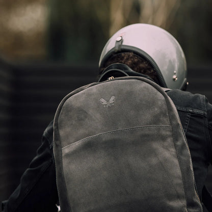 Suede Backpack - Storm Grey