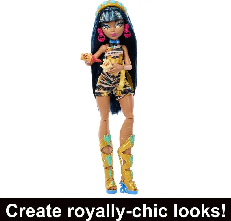 Monster High Skulltimate Secrets Celo de Nile Doll and Fashion Set with Dress-Up Locker