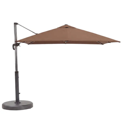 9×12 ft Rotating Cantilever Umbrella with 360° Swivel Base for Patios