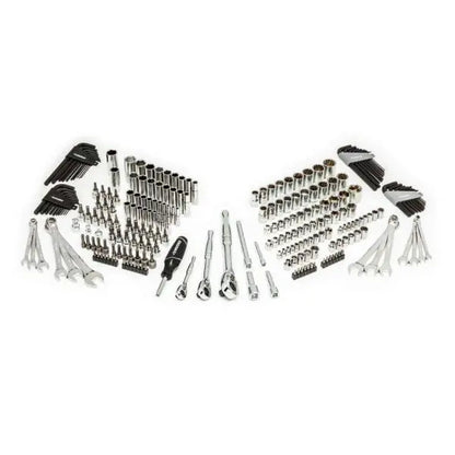 244-Piece 72-Tooth Ratchet Mechanics Tool Set with Storage Chest — 1/4″, 3/8″, and 1/2″ Drives