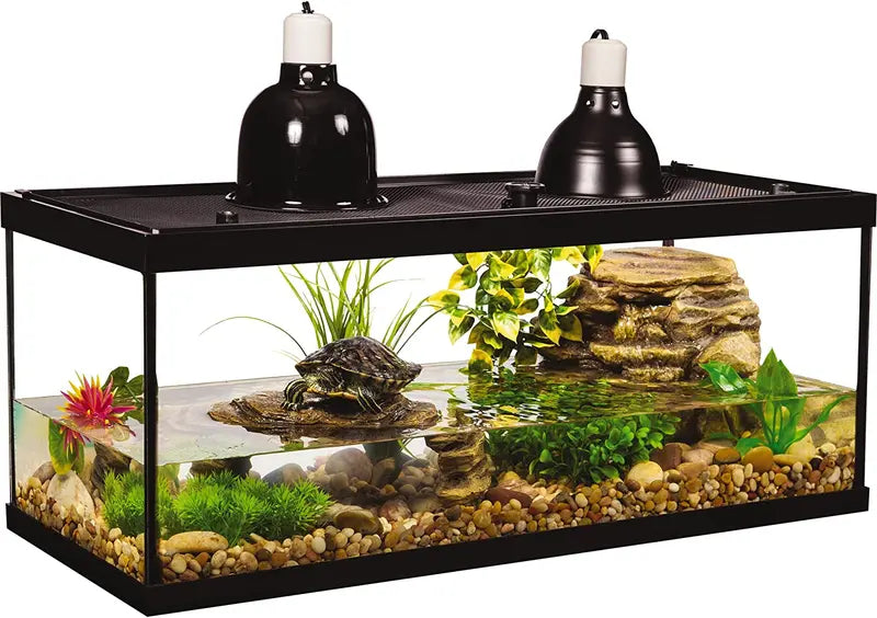 Tetra Aquatic Turtle Deluxe Kit  20-Gallon Aquarium System with Filter, Heater, and UV Lamps