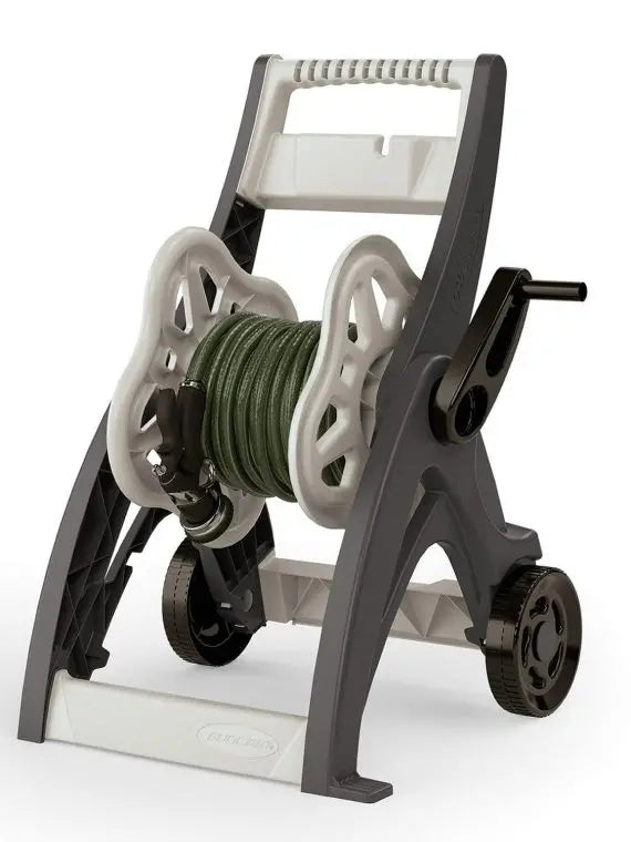 Suncast Hosemobile 175-Foot Wheeled Hose Reel Cart  Gray, All-in-One Storage & Mobility