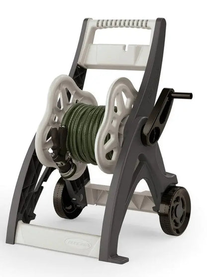 Suncast Hosemobile 175-Foot Wheeled Hose Reel Cart  Gray, All-in-One Storage & Mobility