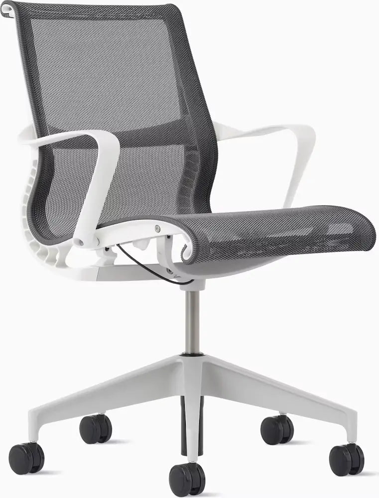 Setu Chair with Armrests  Flexible Kinetic Support &amp; Four-Way Adjustable Arms