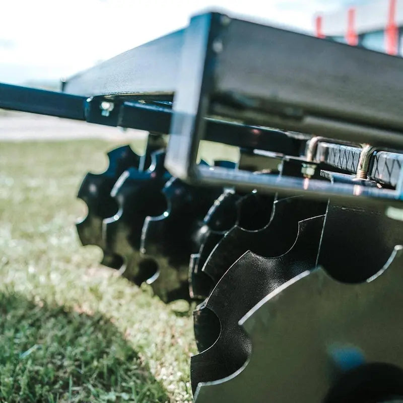 2025 Titan Distributors Notched Disc Harrow  4-Foot Pull-Behind Attachment for ATV/UTV (2-Inch Hitch, NO250072)