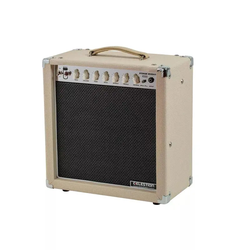 Monoprice Stage Right 15W 1×12 Tube Guitar Amplifier  Celestion Speaker, Spring Reverb, and Vintage-Inspired Tone
