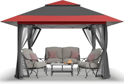 CROWN SHADES 13x13ft Pop-Up Gazebo Canopy — Clearance Sale Model