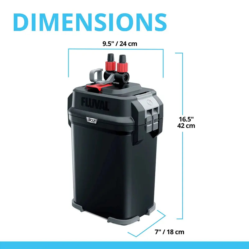 Fluval Performance Canister Filter with eTEC Technology for 70 Gallon Aquariums