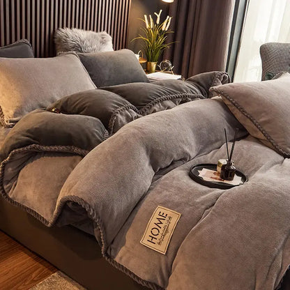Winter Duvet Cover Set with Ultra-Soft Gentle-Touch Fabric