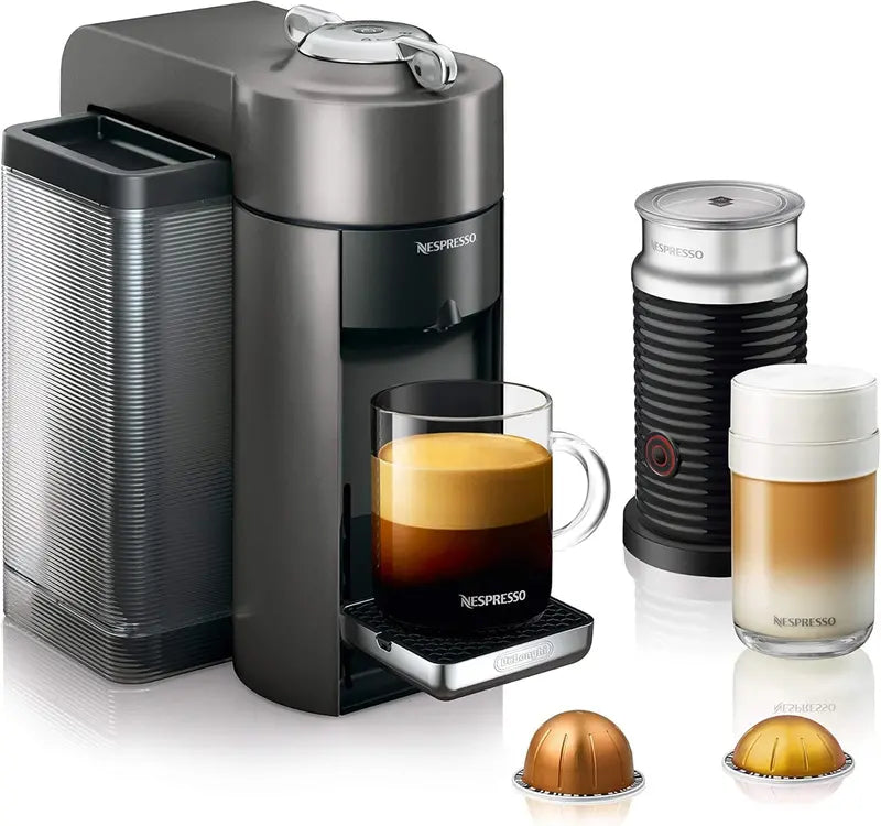 De’Longhi Nespresso Vertuo Coffee & Espresso System  Smart Capsule Recognition, Rich Crema, and Versatile Brew Sizes
