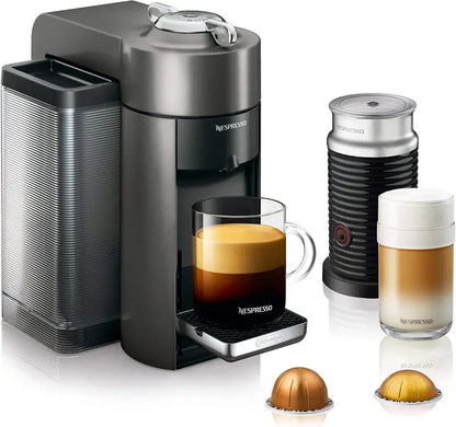 De’Longhi Nespresso Vertuo Coffee & Espresso System  Smart Capsule Recognition, Rich Crema, and Versatile Brew Sizes