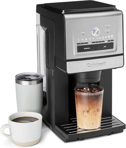 Cuisinart DGB-30 Custom Grind & Brew Single-Cup Coffee Maker with Adjustable Strength and Over-Ice Mode