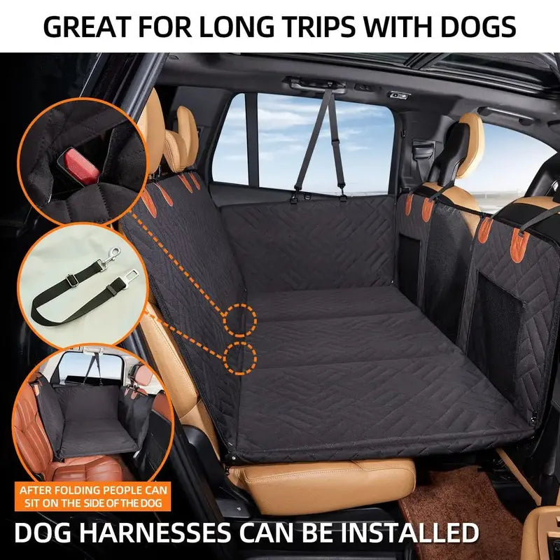 Dog Car Seat Extender for Rear Bench Protection and Safety