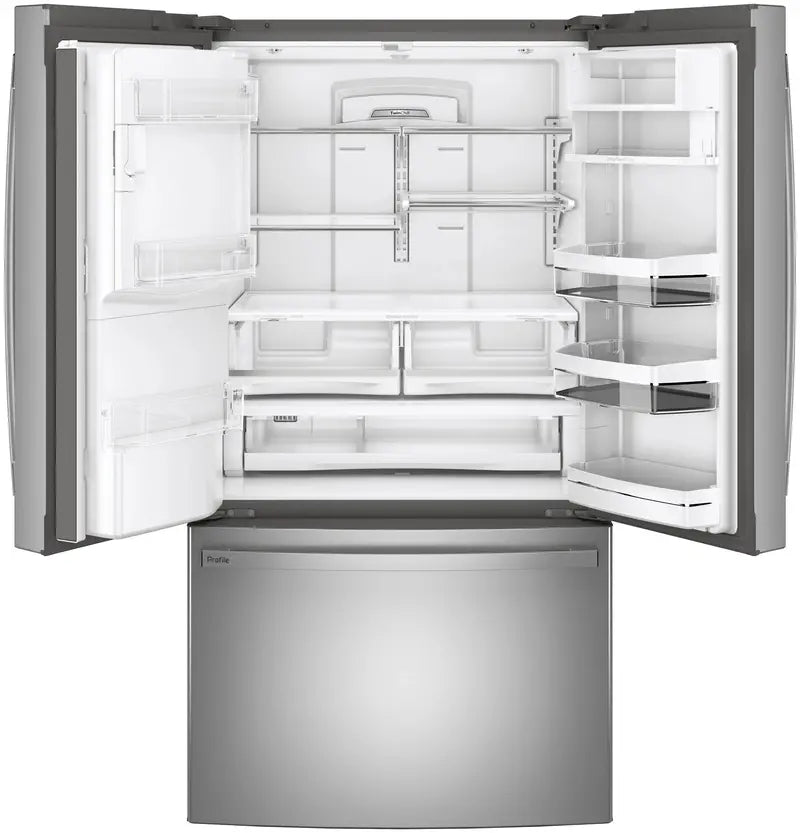 GE Profile ENERGY STAR French-Door Refrigerator  27.7 Cu. Ft with Fingerprint-Resistant Finish & Hands-Free AutoFill Dispenser